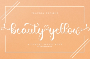 Beauty Yellow Font Download