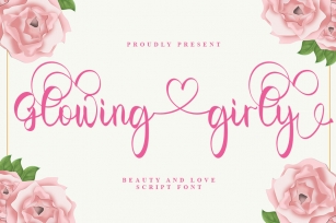 Glowing Girly Font Download