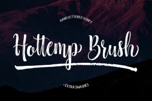 Hottemp Brush Font Download