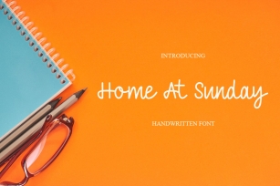 Home at Sunday Font Download