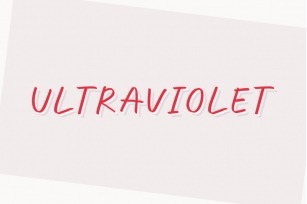 Ultraviolet | Handwritten Font Font Download