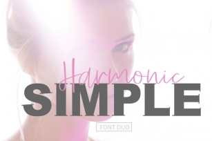 Simple Harmonic Font Duo Font Download