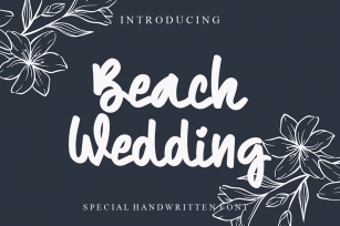 Beach Wedding Font Download