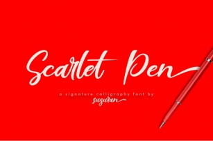 Scarlet Pen Script Font Download
