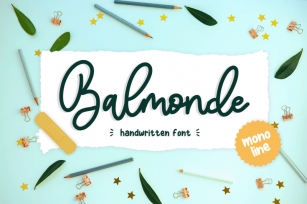 Balmonde Handwritten Font Font Download