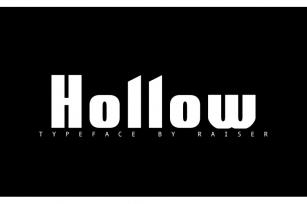 Hollow Font Download