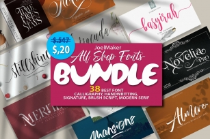 All Shop BUNDLE Font Download
