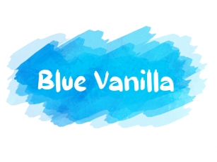 B Blue Vanilla Font Download