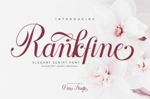Rankfine-Elegant Handwritten Font Font Download