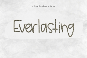 Everlasting - A Handwritten Font Font Download