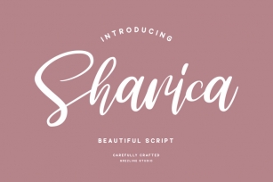 Sharica - Script Font Font Download