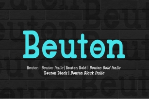 Beuton Family Font Download