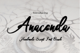 Anaconda Brush Font Download