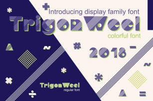 TrigonWeel font family Font Download