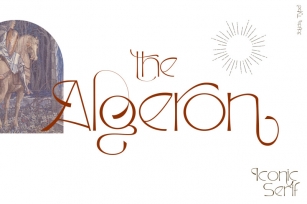 Algeron Font Download