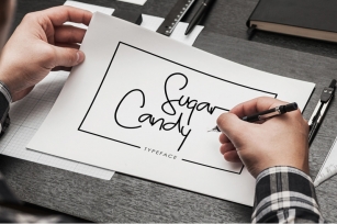 Sugar Candy signature typeface Font Download