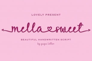 Mella sweet Font Download