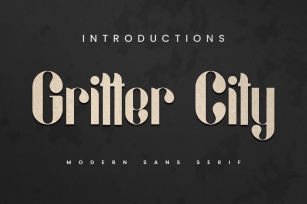Gritter City Font Download