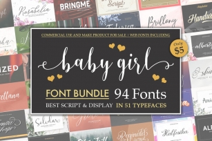 Baby Girl Bundle Font Download