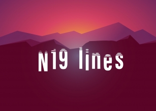 N19-Lines Font Download