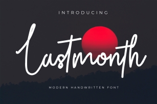 Lastmonth Font Download