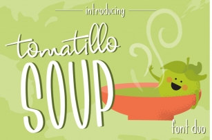 Tomatillo Soup Font Duo Font Download