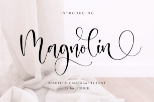 Magnolin Beautiful Calligraphy Font Font Download