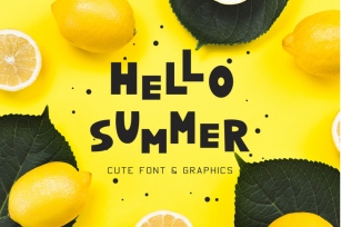 Summer Font and Lemons Pack Font Download
