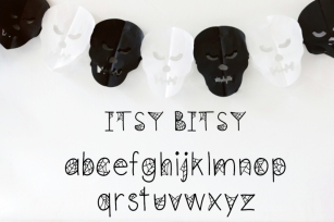 Itsy Bitsy Halloween Font Font Download