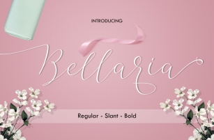 The Bellaria Script Font Download