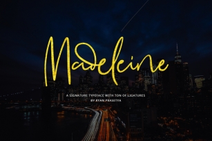 Madeleine Signature Font Download
