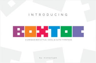BOXTOC - Unique Box Font Style Font Download