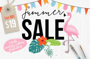 Summer Sale Bundle Font Download