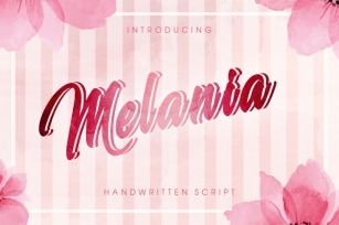Melania - Beautiful script Font Download