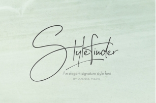 Stylefinder signature font modern calligraphy Font Download