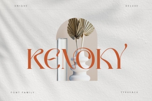 Kenoky Typeface Font Download