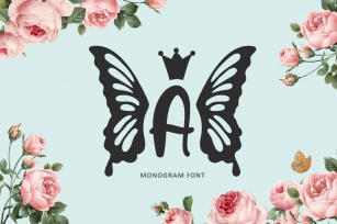 Butterfly a Font Font Download