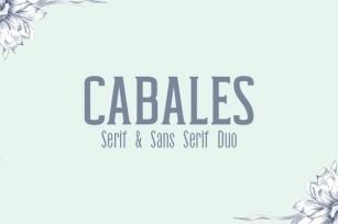 Cabales Duo Font | Bonus Freebie Font Download