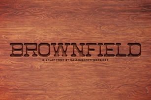 Brownfiled Font Download