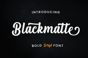 Blackmatte Font Download