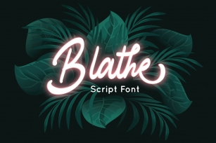 Blathe Font Download