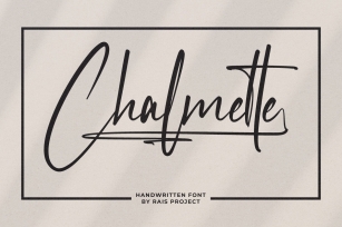 Chalmette Font Download
