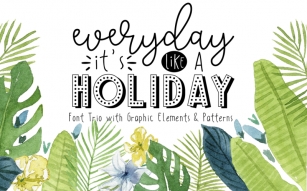 Font Trio - HITS (Holiday Package) Font Download