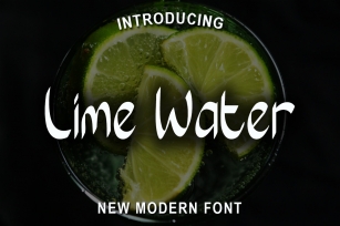 Lime Water Font Download