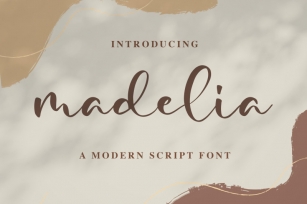 Madelia Modern Script Font Font Download