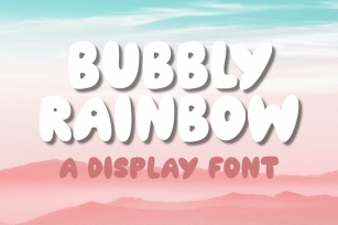 Bubbly Rainbow Font Download