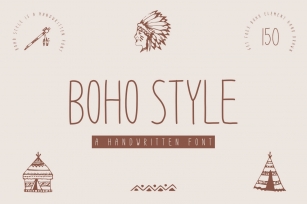 Boho Style Font Download