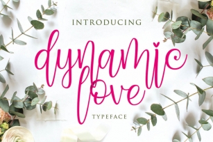 Dynamic Love Script Font Download