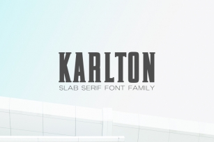 Karlton Slab Serif Font Family Font Download