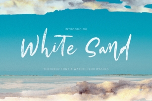 White Sand. Font + Extras. Font Download